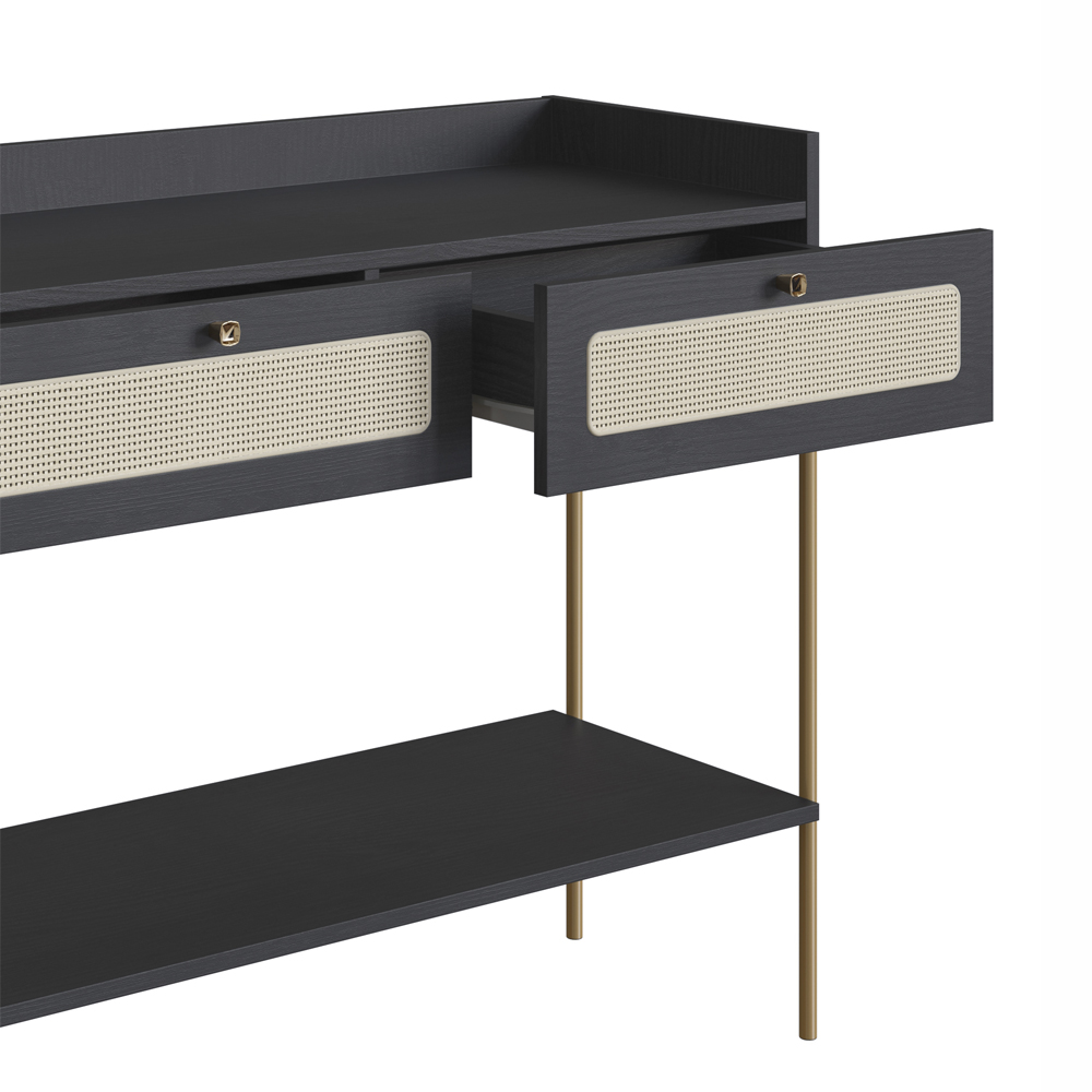 Conjunto Aparador E Buffet Palhinha 28936x28935 Linha Oslo Nero Artesano
