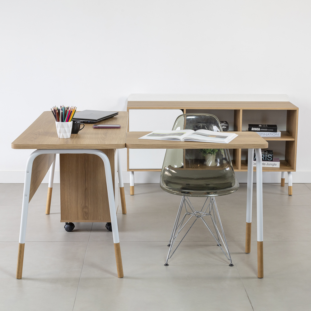 Conjunto Escritório 3 Peças 28001X995X998 Hanover Branco Artesano
