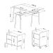 Conjunto Escritório 3 Peças 28001X997X998 Hanover Branco Artesano
