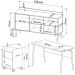 Conjunto Escritório 3 Peças 988X995X998 Hanover Branco Artesano