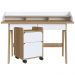 Conjunto Escritório Home Office 2 Peças 27999X27998 Branco Hanover Artesano