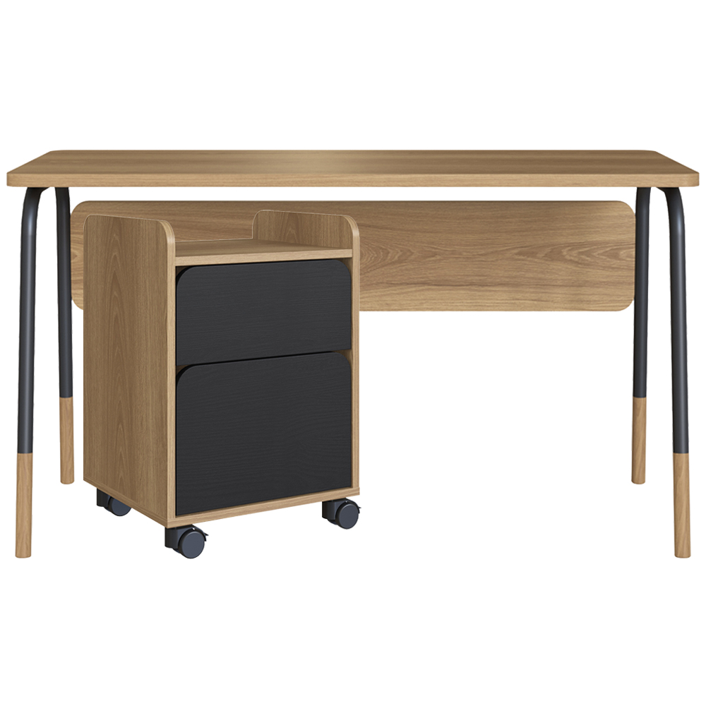 Conjunto Escritorio Home Office 2 Peças 27988X27998 Branco Hanover Artesano