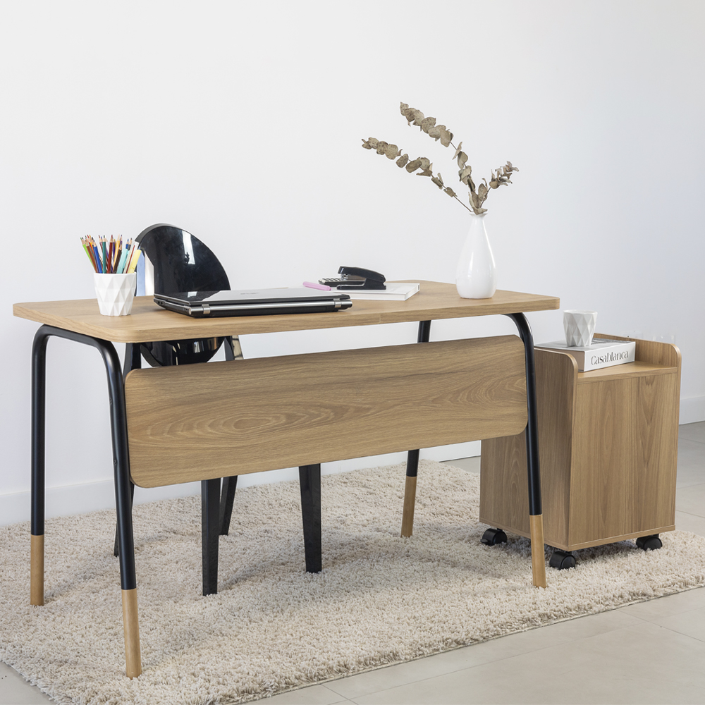 Conjunto Escritorio Home Office 2 Peças 27988X27998 Branco Hanover Artesano