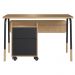 Conjunto Escritorio Home Office 2 Peças 27989X27998 Preto Hanover Artesano