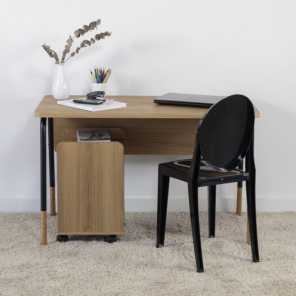 Conjunto Escritorio Home Office 2 Peças 27989X27998 Preto Hanover Artesano