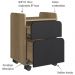 Conjunto Escritorio Home Office 2 Peças 28001X27998 Nero Hanover Artesano