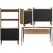 Conjunto Escritorio Home Office 4 Peças 279X88X98X96X97 Nero Hanover Artesano