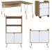 Conjunto Escritorio Office 4 Peças 28001X96X97X98 Hanover Branco Artesano