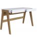 Conjunto Escrivaninha Com Estante 26108 Linha Trend Hanover Off White Artesano