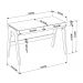 Conjunto Escrivaninha Com Estante 26108 Linha Trend Hanover Off White Artesano
