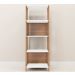 Conjunto Escrivaninha Com Estante 26108 Linha Trend Hanover Off White Artesano