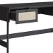 Conjunto Estante E Escrivaninha Pes Madeira 27974 Nero Preto Artesano