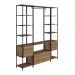 Conjunto Estantes Para Closet Steel Quadra 27802 Vermont Preto Fosco Artesano