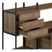 Conjunto Estantes Para Closet Steel Quadra 27802 Vermont Preto Fosco Artesano
