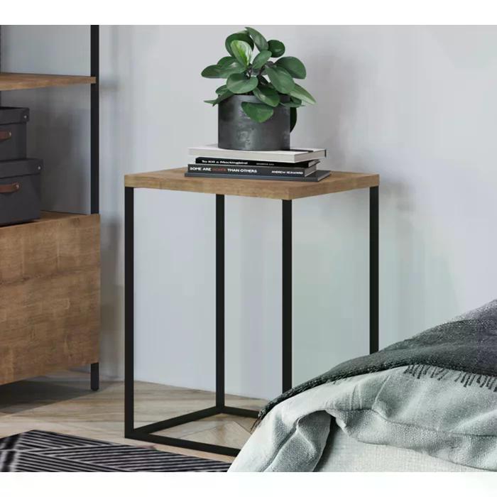 Conjunto Estantes Para Closet Steel Quadra 27803 Vermont Preto Fosco Artesano