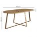 Conjunto Mesa De Centro Sala De Estar 27959 Hanover Dourado Artesano