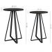 Conjunto Mesa De Centro Sala De Estar 27959 Preto Artesano