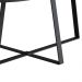 Conjunto Mesa De Centro Sala De Estar 27959 Preto Artesano