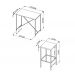 Conjunto Mesa De Jantar 100x60 Com Banquetas Steel Quadra 27848 Vermont Preto Fosco Artesano