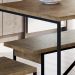 Conjunto Mesa De Jantar Com 4 Bancos Est Aço Steel Quadra 27924 Vermont Artesano
