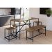 Conjunto Mesa De Jantar Com 4 Bancos Est Aço Steel Quadra 27924 Vermont Artesano