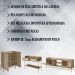 Conjunto Para Sala 3 Peças Palhinha 28929x28930x28936 Linha Oslo Hanover Artesano
