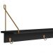 Conjunto Sapateira Banco e Prateleira 28979 Nero Dourado Artesano