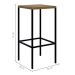 Conjunto com 2 Banquetas Steel Quadra Vermont e Preto
