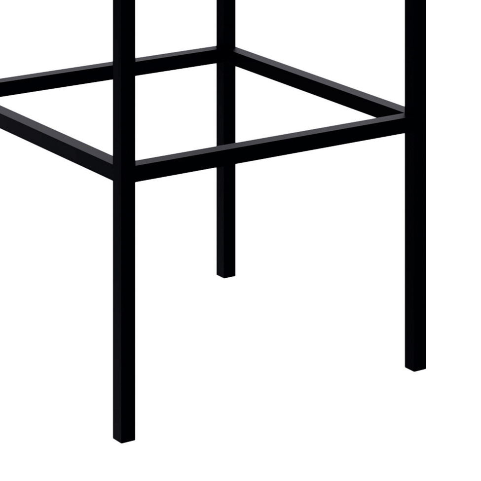 Conjunto com 2 Banquetas Steel Quadra Vermont e Preto