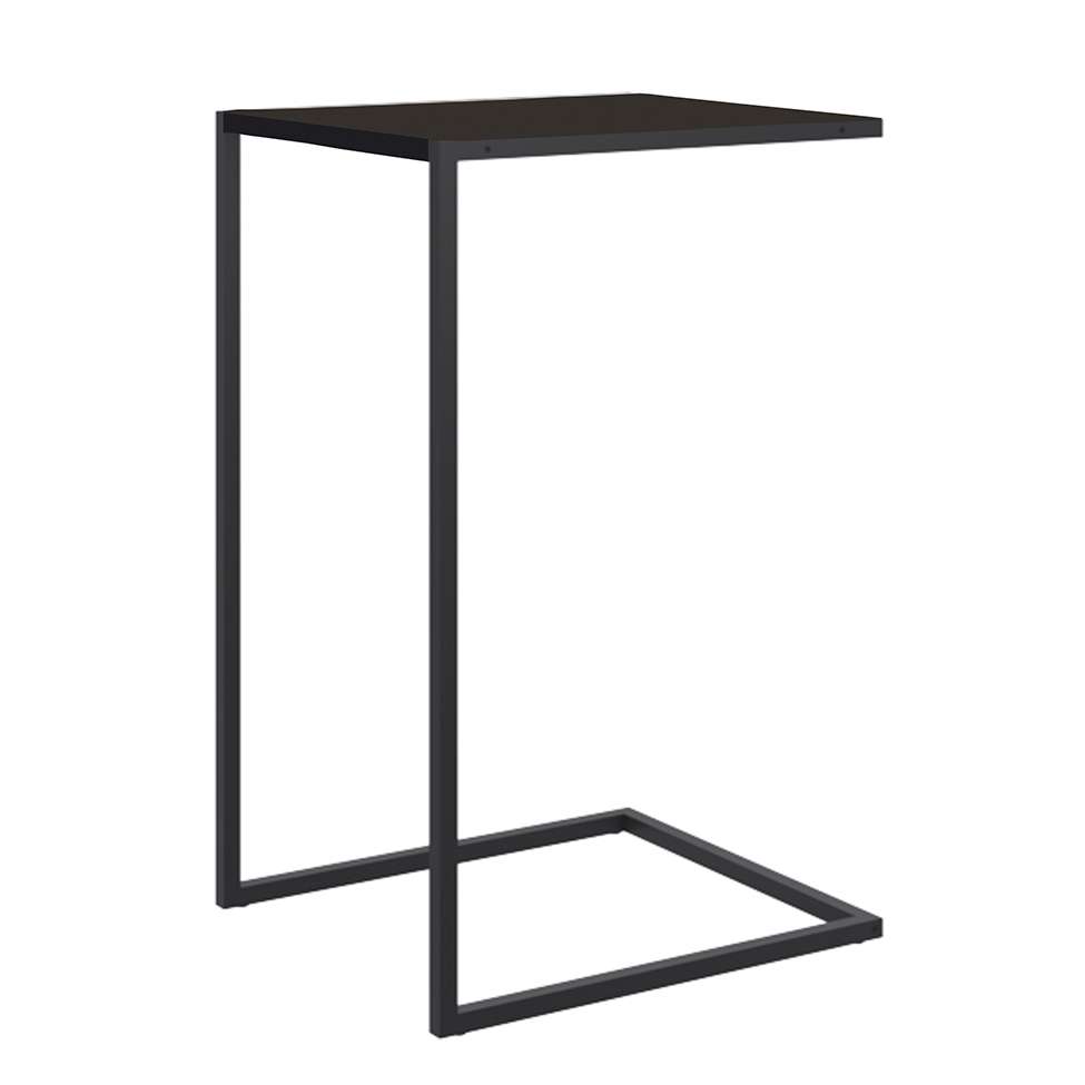 Conjunto com 2 Mesas Laterais Steel Preto