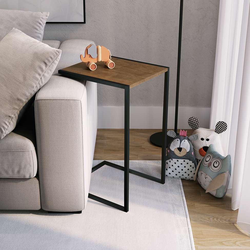 Conjunto com 2 Mesas Laterais Steel Vermont
