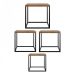Conjunto com 4 Mesas de Centro Larissa Vermont e Preto