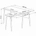 Conjunto de Escritório Mesa L e Gaveteiro 28004X27998 Hanover Branco Artesano
