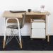 Conjunto de Escritório Mesa em L e Gaveteiro 28002X27998 Branco Hanover Artesano
