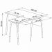 Conjunto de Escritório Mesa em L e Gaveteiro 28002X27998 Branco Hanover Artesano