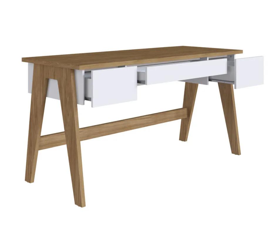 Escrivaninha 03 Gavetas Trend Home Office