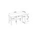 Escrivaninha 03 Gavetas Trend Home Office