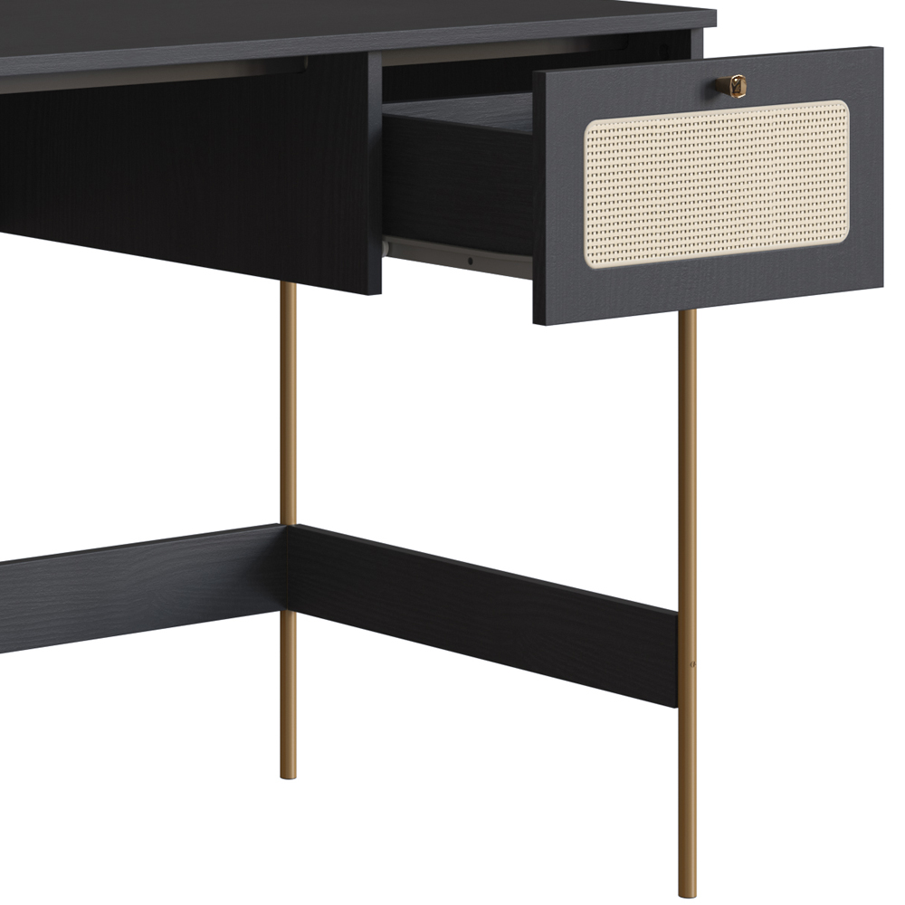 Escrivaninha 2 Gavetas Palhinha 28931 Linha Oslo Hanover Artesano