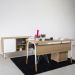 Escrivaninha Com Gaveteiro E Balcao 27988X27995X27998 Branco Hanover Artesano