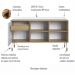Escrivaninha Com Gaveteiro E Balcao 27988X27995X27998 Branco Hanover Artesano
