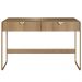 Escrivaninha Organico 2 Gavetas 125 cm 28067 Hanover Dourado Artesano