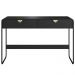 Escrivaninha Organico 2 Gavetas 125 cm 28067 Nero Preto Artesano
