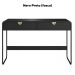 Escrivaninha Organico 2 Gavetas 125 cm 28067 Nero Preto Artesano