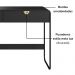 Escrivaninha Organico 2 Gavetas 125 cm 28067 Nero Preto Artesano