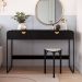 Escrivaninha Organico 2 Gavetas 125 cm 28067 Nero Preto Artesano
