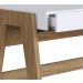Escrivaninha Para Escritorio 26105 Linha Trend Hanover Off White Artesano