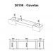 Escrivaninha Para Escritorio 26106 Linha Trend Hanover Off White Artesano