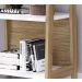 Estante 04 Prateleiras 26125 Linha Trend Hanover Off White Artesano