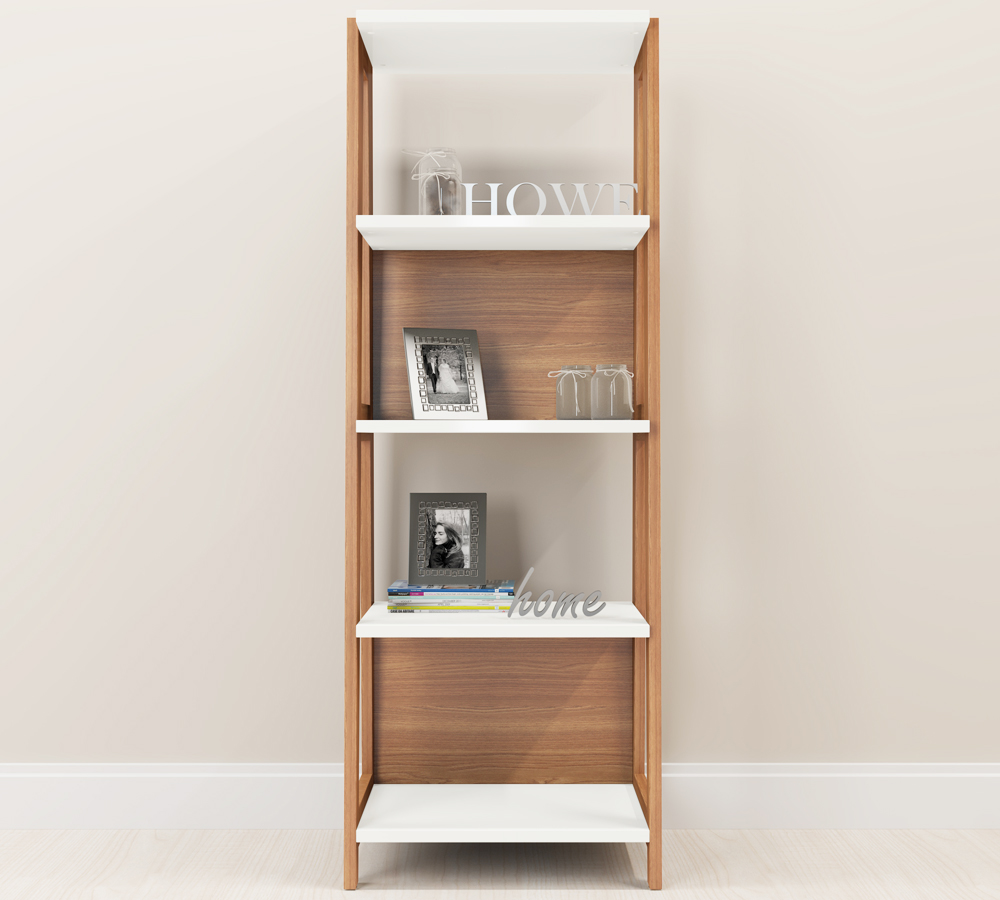 Estante 04 Prateleiras 26125 Linha Trend Hanover Off White Artesano