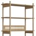 Estante 180 CM 6 Prateleiras Pes Madeira Oslo 27965 Hanover Artesano